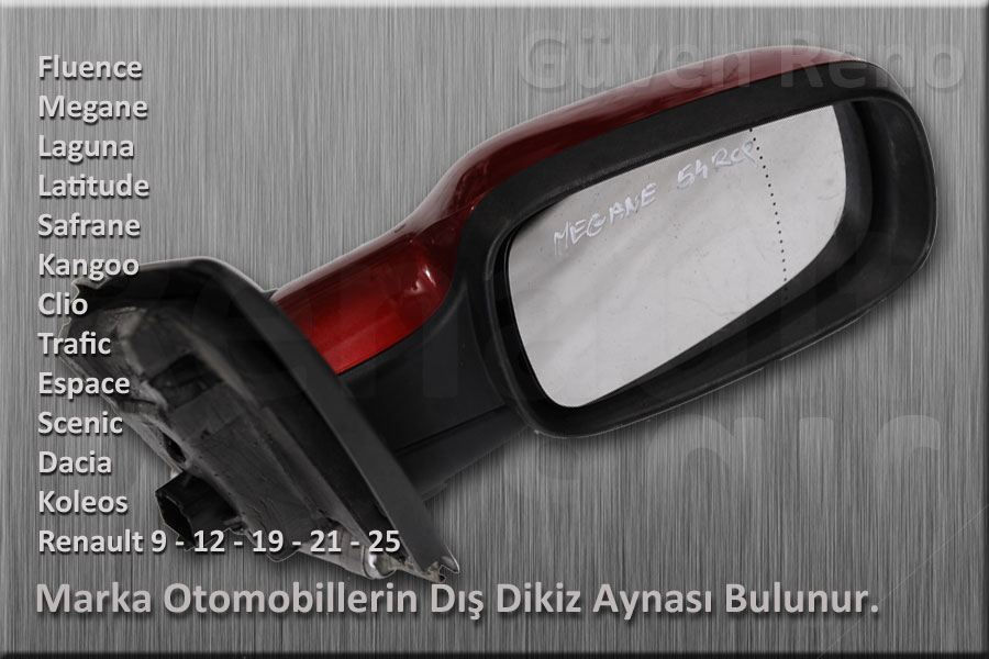 RENAULT ESPACE ÇIKMA YEDEK PARÇA DİKİZ AYNASI_FB1